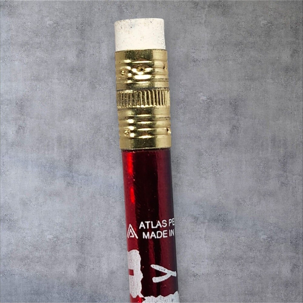 Lot 87 Vintage Atlas Foil Happy Birthday Pencils Made USA Teacher Classroom Gift - Picture 4 of 5